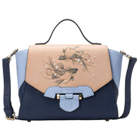 Koi Small Blue Satchel.