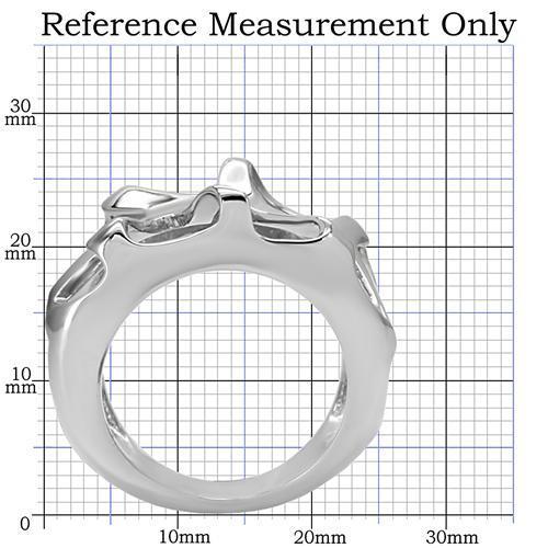 TK146 High Polished (No Plating) Stainless Steel Ring