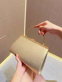 Handbag Wedding Bag Clutch Bag Dress Bag Pleated Skew Dinner Party Party Diamond.