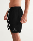 Graphic Zebra 7" Classic Men Swim Trunk.