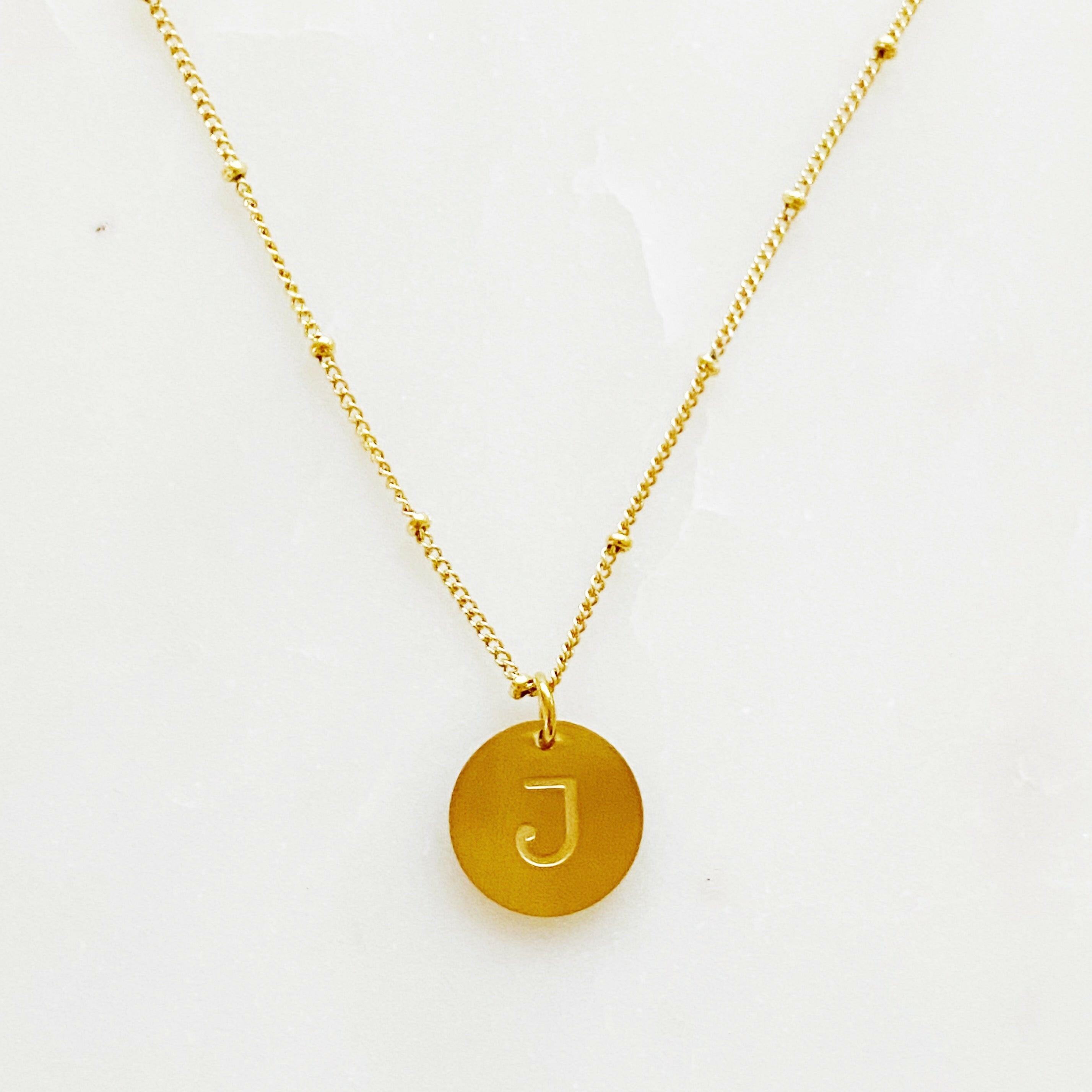 Ellison + Young: Singular Charm Initial Necklace.