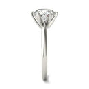 2 CTW Round Lab Grown Diamond Six Prong Solitaire Engagement Ring - G-Vs Clarity, IGI Certified, 14K White Gold.