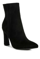 Clubdate Block Heeled Ankle Boots.