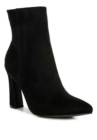 Clubdate Block Heeled Ankle Boots.