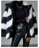 Faux Fur Coat Luxury Fur Coat Artificial Fur Jackets Women Coat Plush Over Coats.