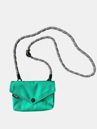 Himawari Solid Color Envelope Shape Crossbody Bag with Removable Strap.