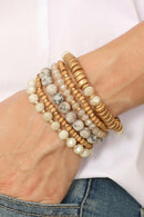 Mix Stackable Charm Bracelet.