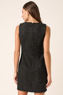 Mittoshop Tweed Sleeveless Mini Dress.