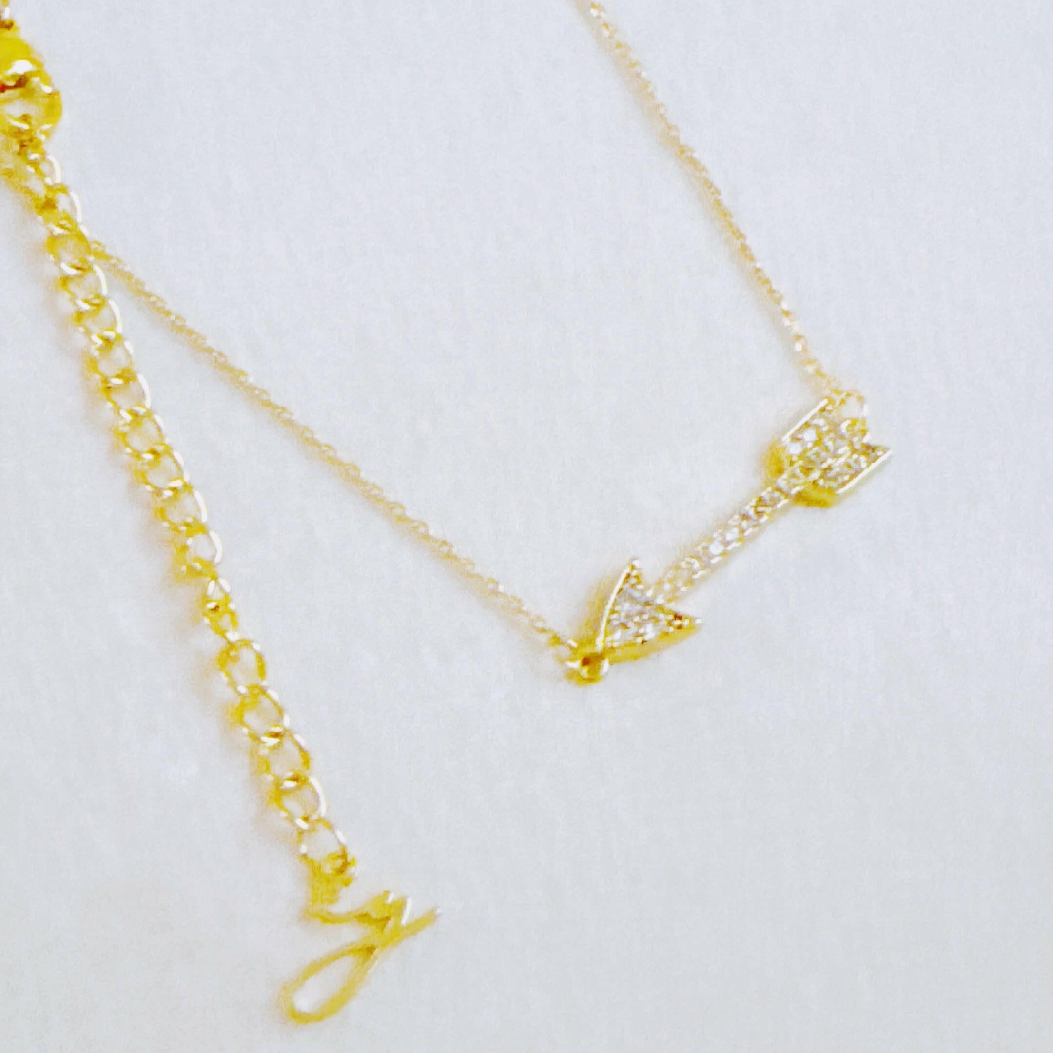 Cupid Love Arrow Necklace.