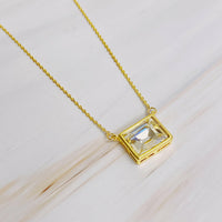 Sweet Square Pendant Necklace.