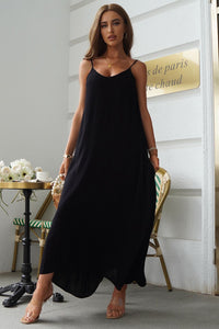 Devine Spaghetti Strap Maxi Dress