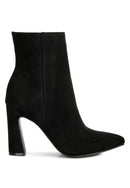 Clubdate Block Heeled Ankle Boots.