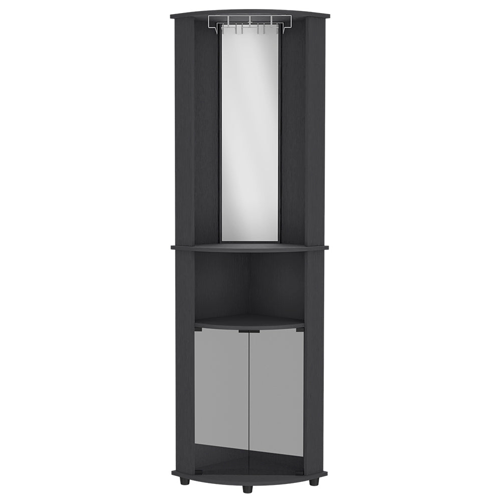 Bar Cabinet Corner, Rialto, Black