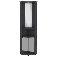 Bar Cabinet Corner, Rialto, Black.