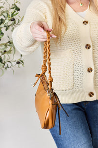 SHOMICO Braided Strap Shoulder Bag.