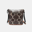 Nicole Lee USA Geometric Pattern Crossbody Bag.