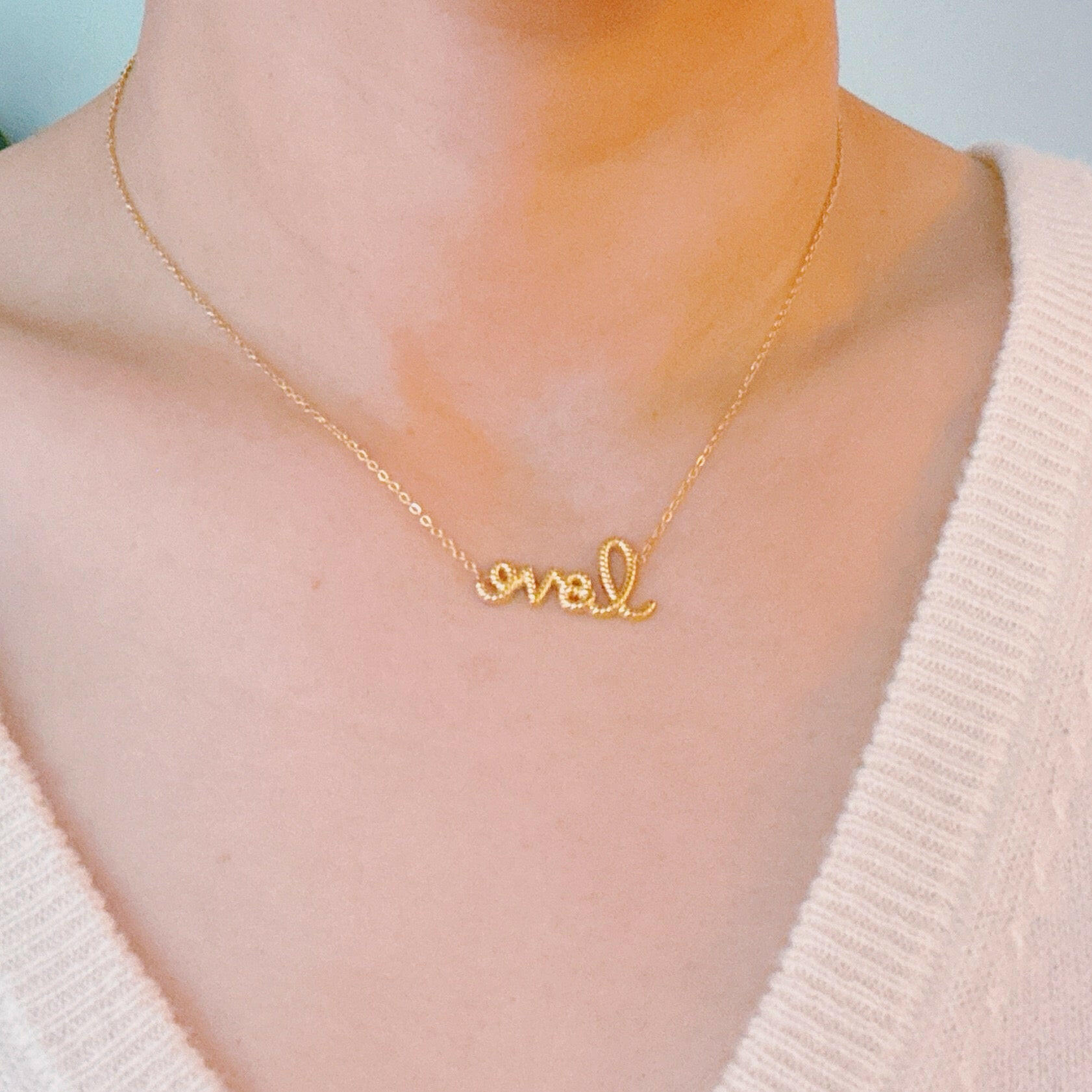 Lovely Love Necklace.