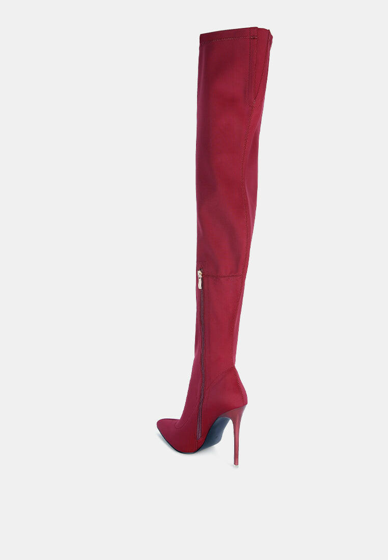 Lolling Long High Heel Boots by Ruw.