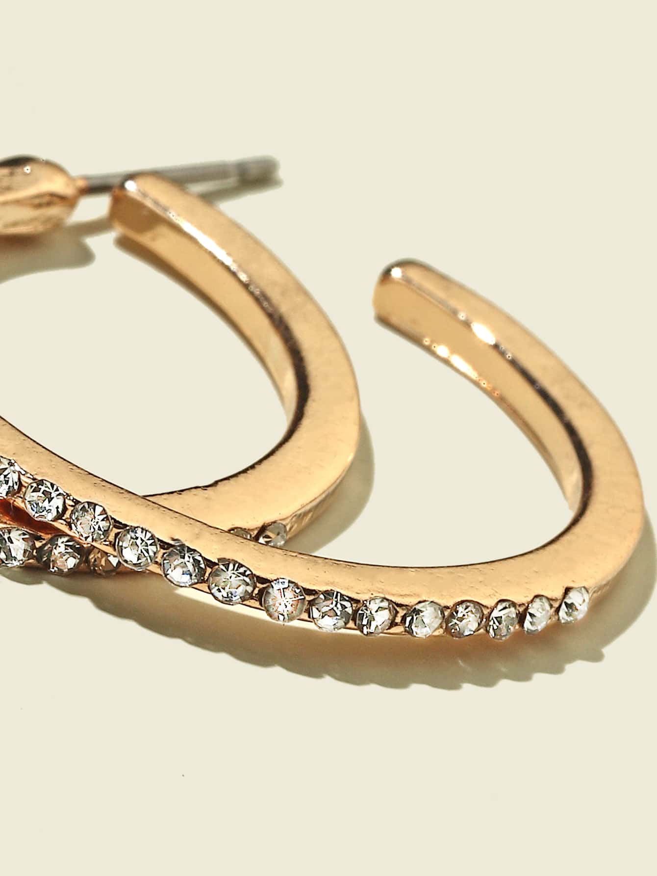 Classic Sparkle Hoop Earrings