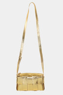 Fame Woven Crossbody Bag with Adjustable Strap.