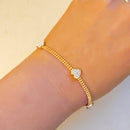 Dotty Shine Heart Bracelet.