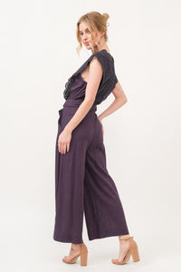 And The Why Laced Surplice Tie Waist Jumpsuit.