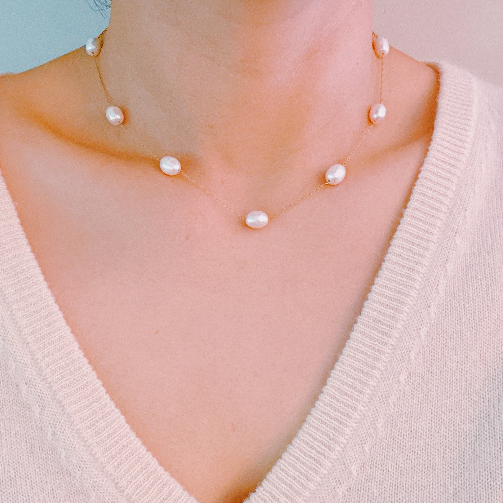 Esther Freshwater Pearl Necklace.