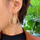 Kenzie Circle Drop Earrings