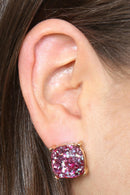 Ae0333-Glitter Epoxy Stud Earrings.