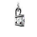 1.00 CTW AGI Certified Lab Grown Diamond Pendant - G/vs Clarity Round Cut in Choice of 14K White or Yellow Gold.