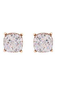 Ae0333-Glitter Epoxy Stud Earrings.