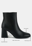 Cox Cut Out Block Heeled Chelsea Boots by Ruw.