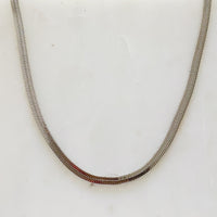 Simply Herringbone Chain Necklace.