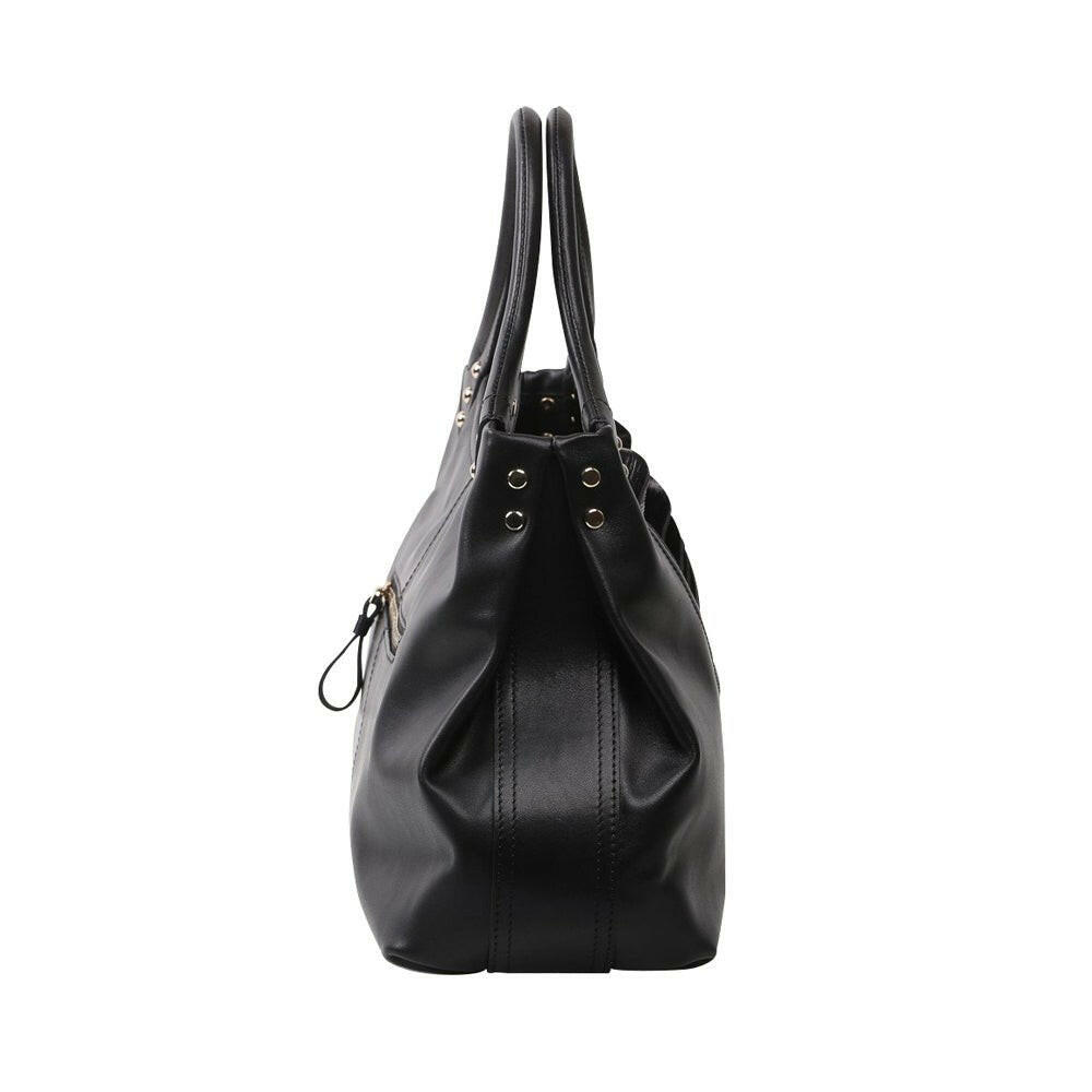 Feather Black Tote.