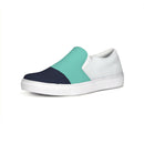 Men's Color Block Canvas Slip-On Casual Shoe.