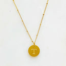 Ellison + Young: Singular Charm Initial Necklace.