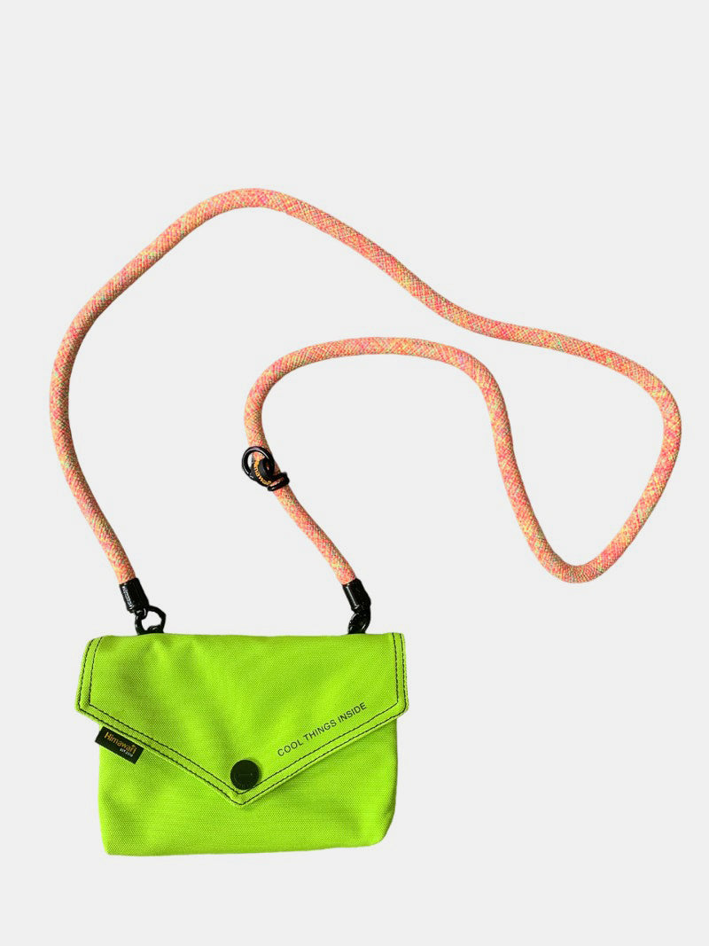 Himawari Solid Color Envelope Shape Crossbody Bag with Removable Strap.