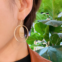 Kenzie Circle Drop Earrings