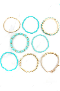 Regular Size Stackable Beads Bracelet Set