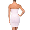 Seamless Strapless Full Body Shaping Slip Pale Pink.