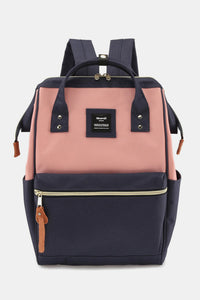 Himawari Waterproof Canvas Backpack Bag with Side Pockets.