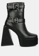 Hot Cocoa High Platform Ankle Boots.