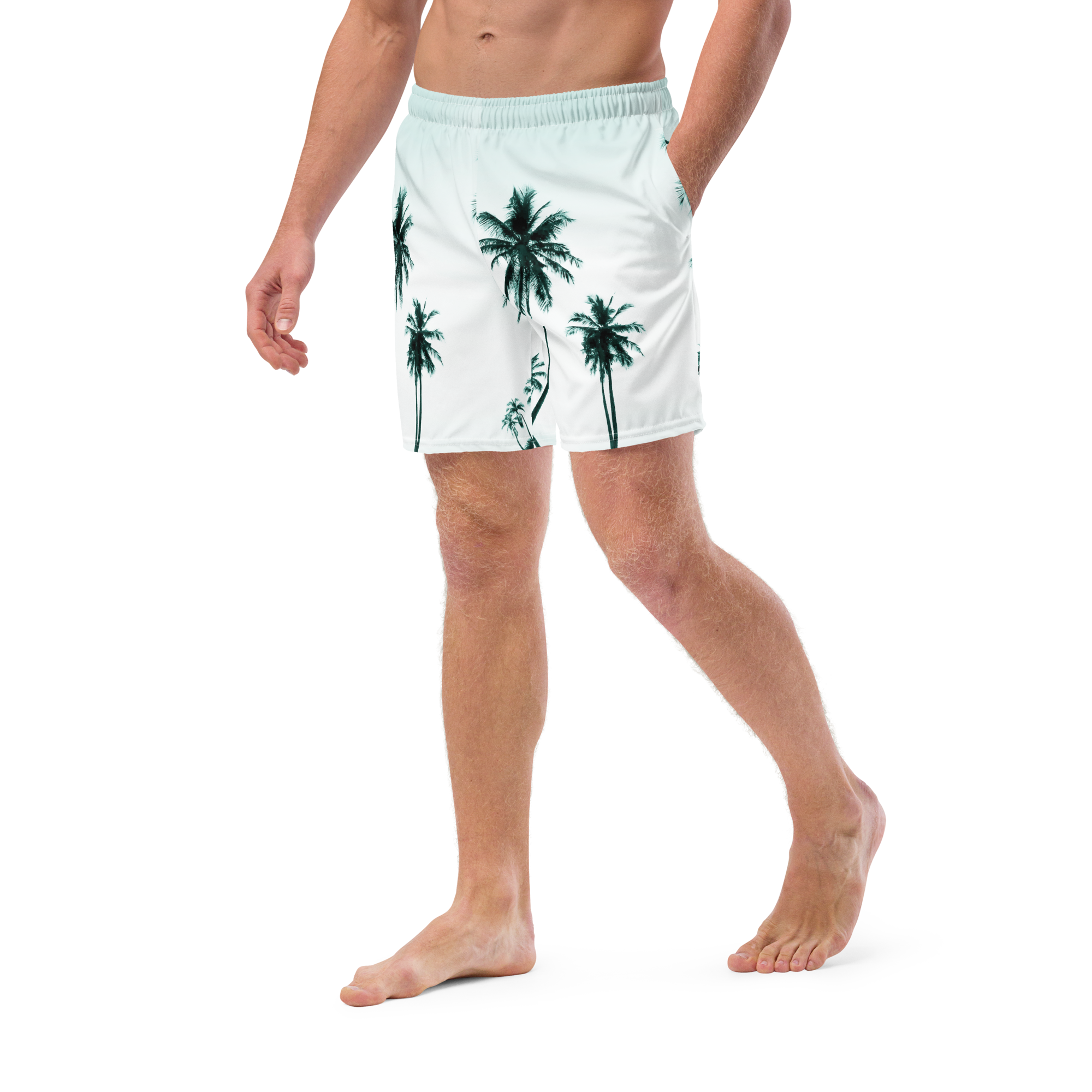 Men's Palm Paradise Recycled Mid-Length UPF 50+ Swim Shorts