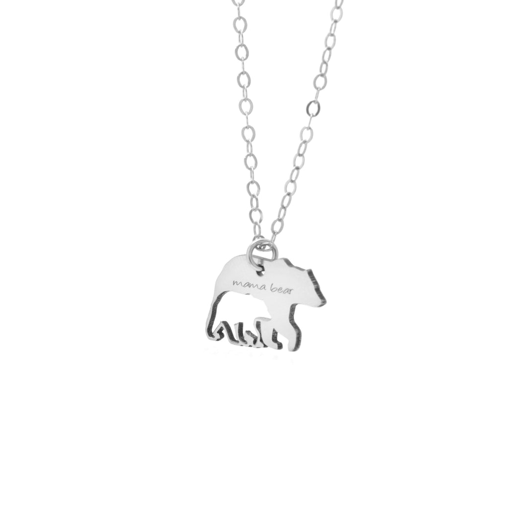 Mama Bear and Cub Necklace