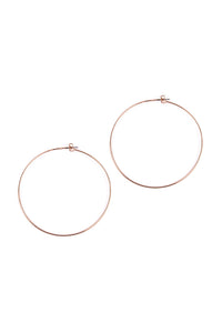 25804-60 - 60mm Wire Hoop Earrings.