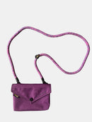 Himawari Solid Color Envelope Shape Crossbody Bag with Removable Strap.